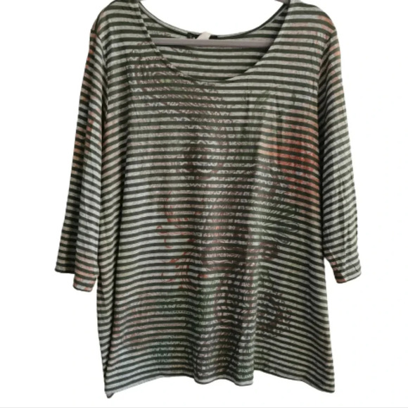 Janeric Woman 3/4 sleeve Top - Picture 1 of 6